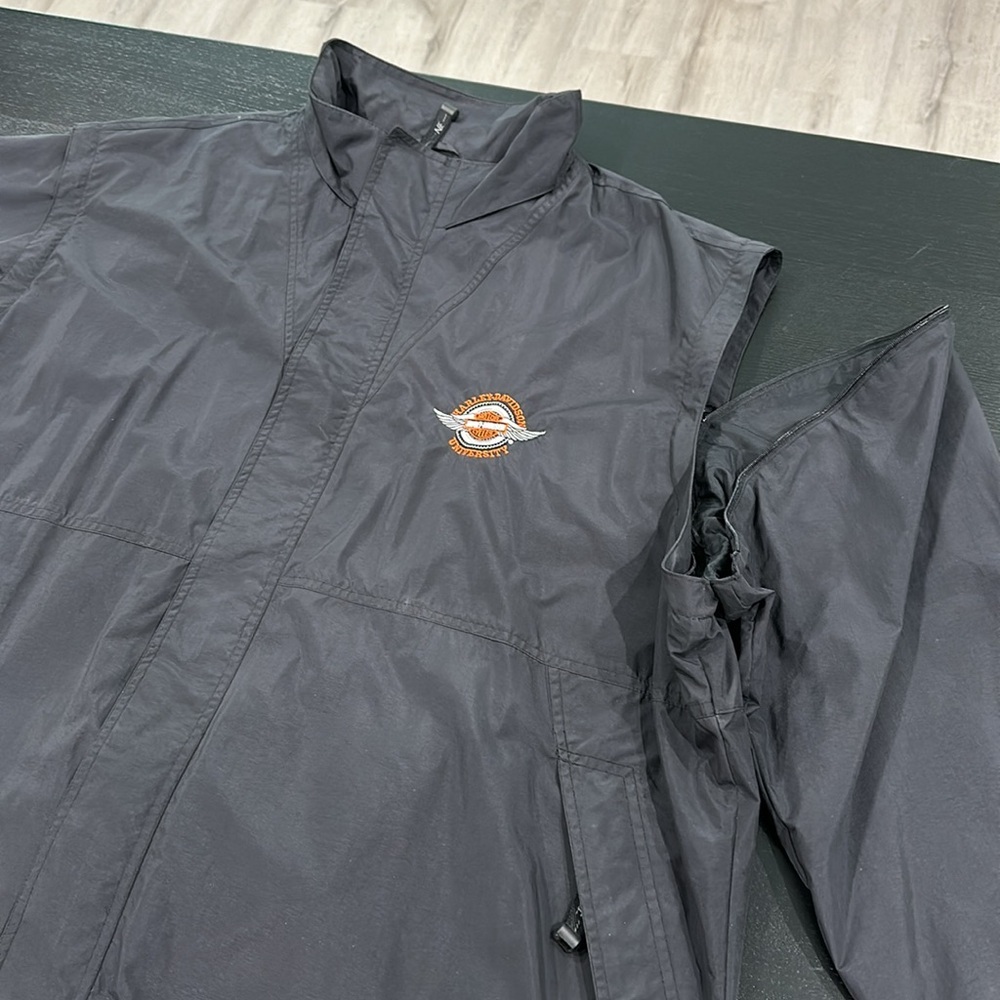 Harley-Davidson University Wind Breaker Convertible Packable Vest Jacket - 3XL